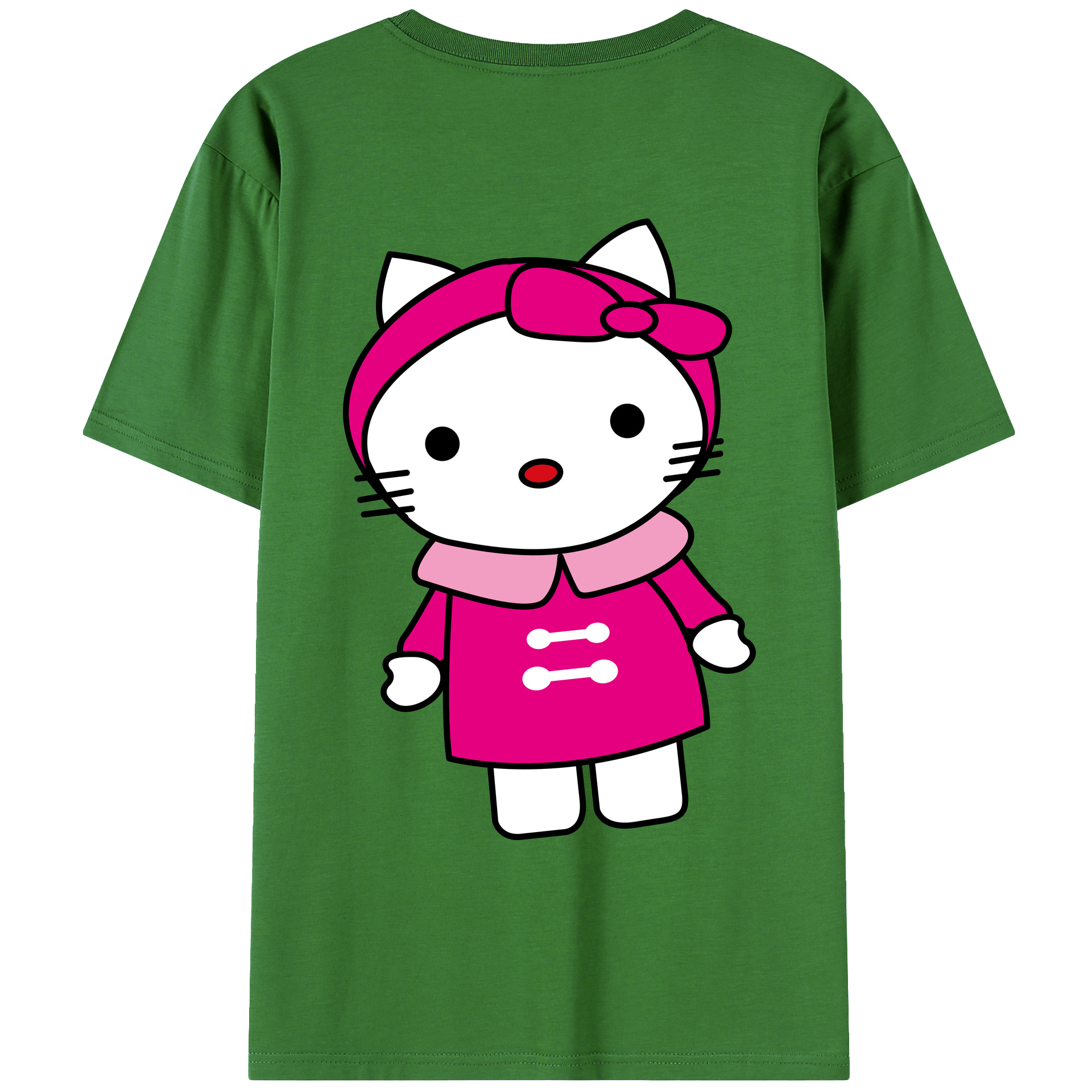 （画像用） Hello Kitty ハローキティ レディース半袖Tシャツ(バックプリント)